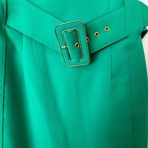 Calvin Klein Teal Belted Dress